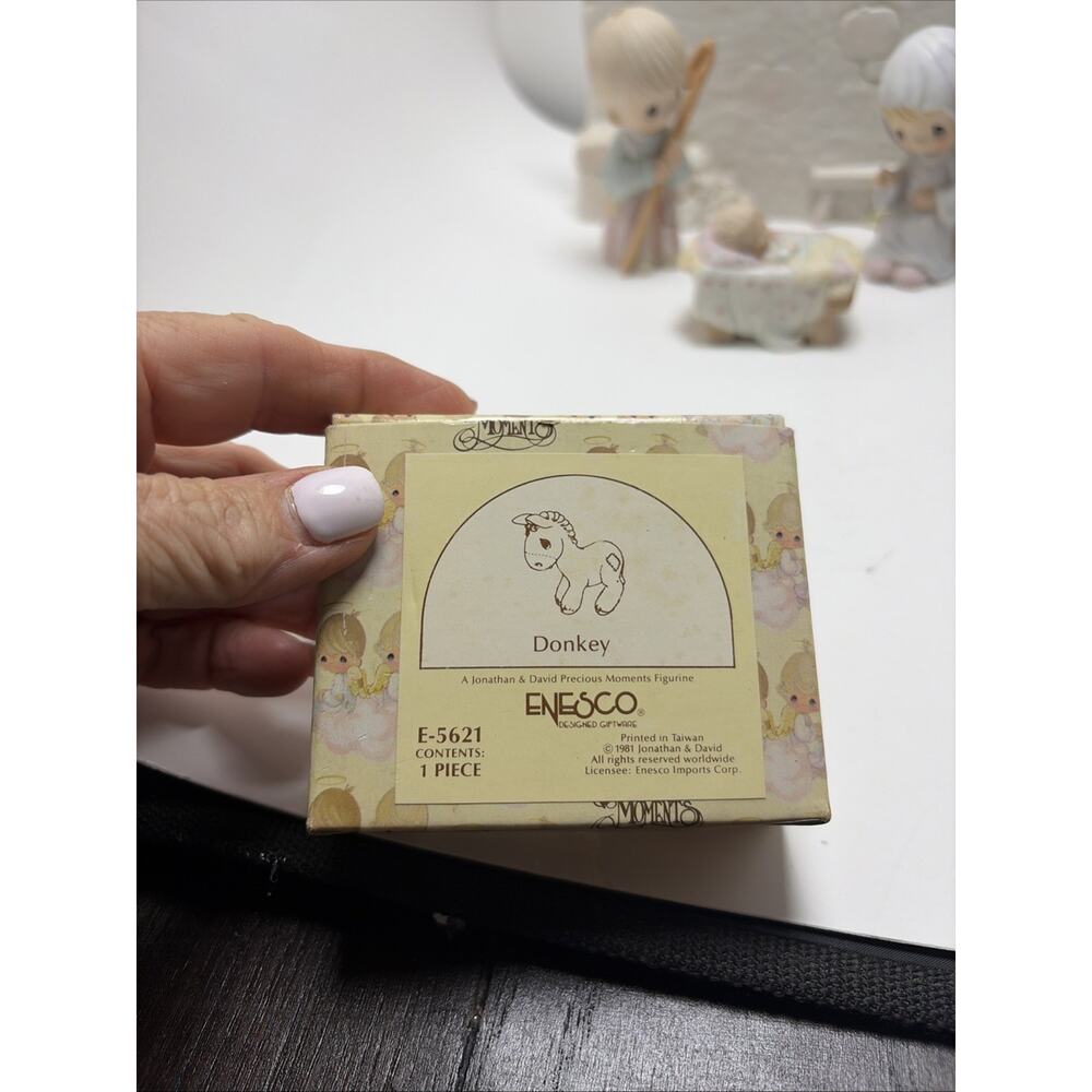Precious Moments- Come Let Us Adore Him 18 Pc Set 9-10” Tall Nativity 1979 Box - Picture 9 of 14